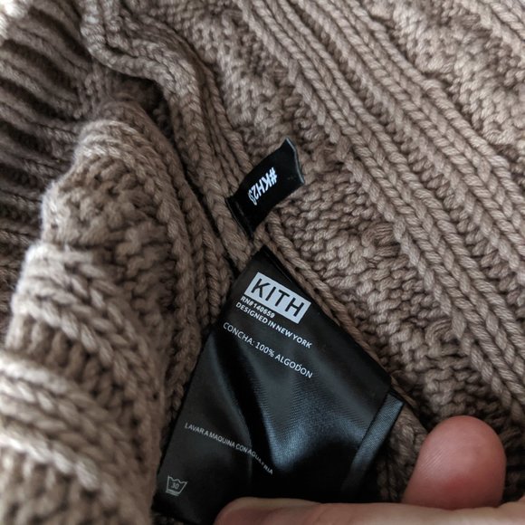 KITH MULTIPATTERN SWEATER BROWN - Picture 5 of 5